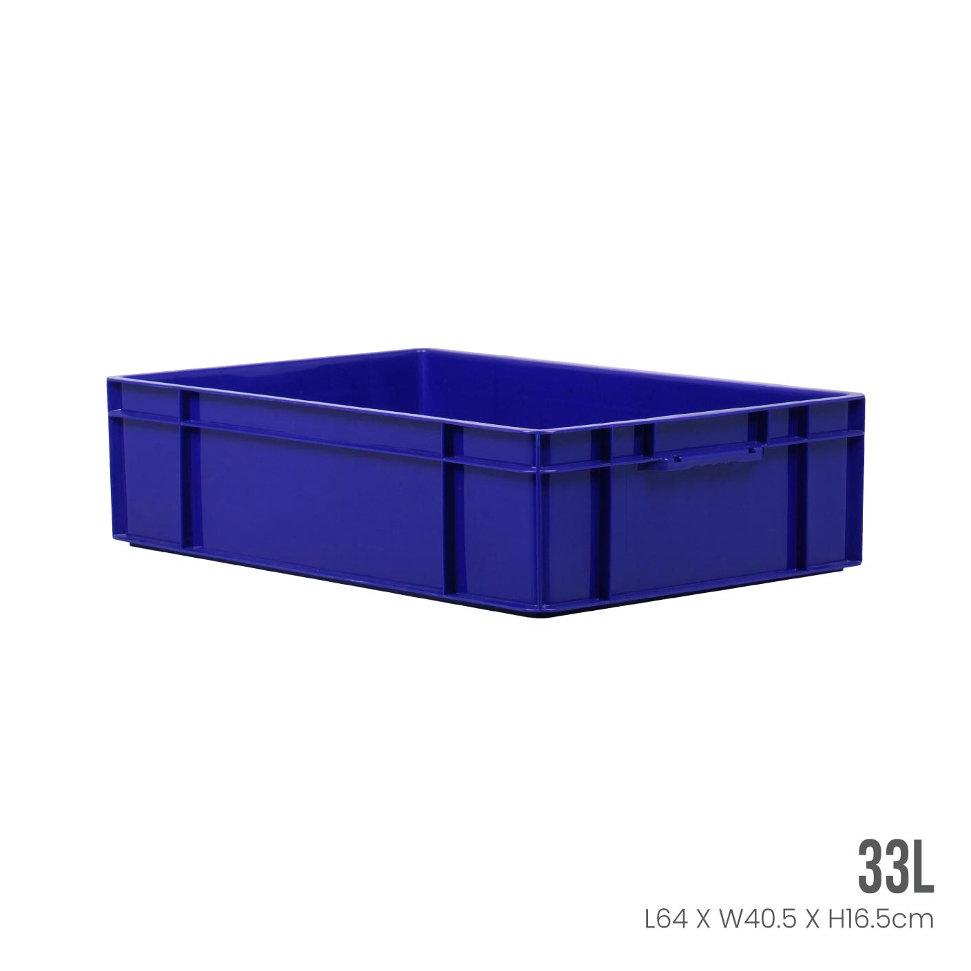Heavy Duty Industrial Storage Container - Durable Plastic Stackable Bins for Warehouse, Garage & Workshop Organization (ID4713) | Perfect for Tools, Parts & Bulk Item Storage