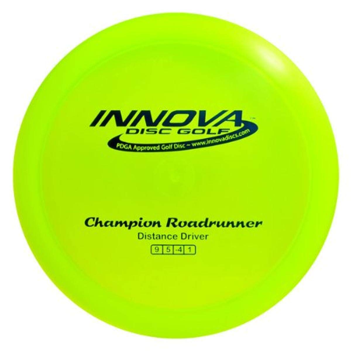 Innova Champion Roadrunner Disc Golf Driver - High Speed Understable Distance Driver for Disc Golf Players (Perfect for Long Drives and Hyzer Flip Shots)