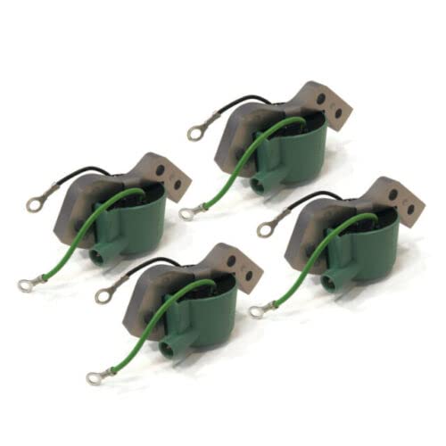 4 Pack Ignition Coils for Lawn-Boy 1051 3050 5210 5250 7210 7250 Mowers - Compatible with 1960 Models - Reliable Engine Performance for Lawn Maintenance & Landscaping