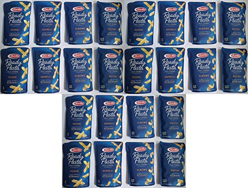 8-Pack Pasta Variety Pack: Rotini, Penne, Elbows & Gemelli (2 Pouches Each) | Perfect for Meal Prep, Family Dinners & Pantry Stocking | Set of 3