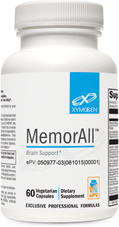 Xym Memorall 60Vcaps - Premium Brain Health Supplement for Memory & Focus - Supports Cognitive Function & Mental Clarity - Ideal for Students, Professionals & Seniors
