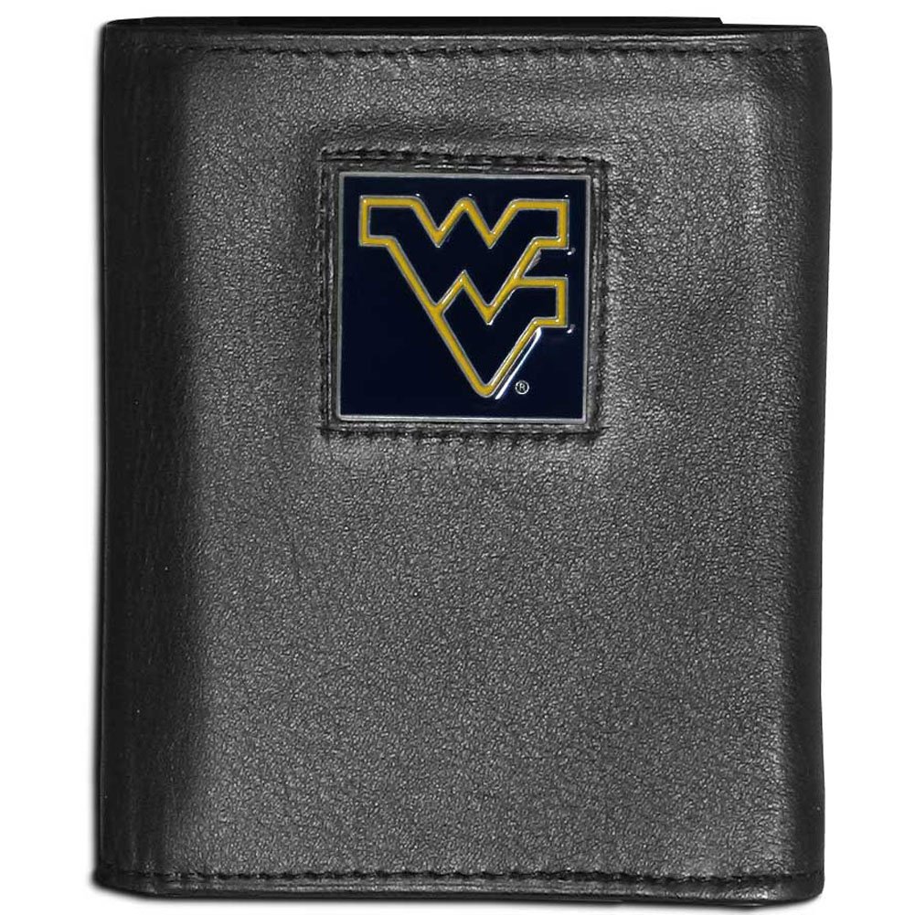 Siskiyou Sports NCAA Genuine Leather Tri-Fold Wallet for Men - Slim RFID Blocking Credit Card Holder (Perfect for Game Day, Travel & Everyday Use)