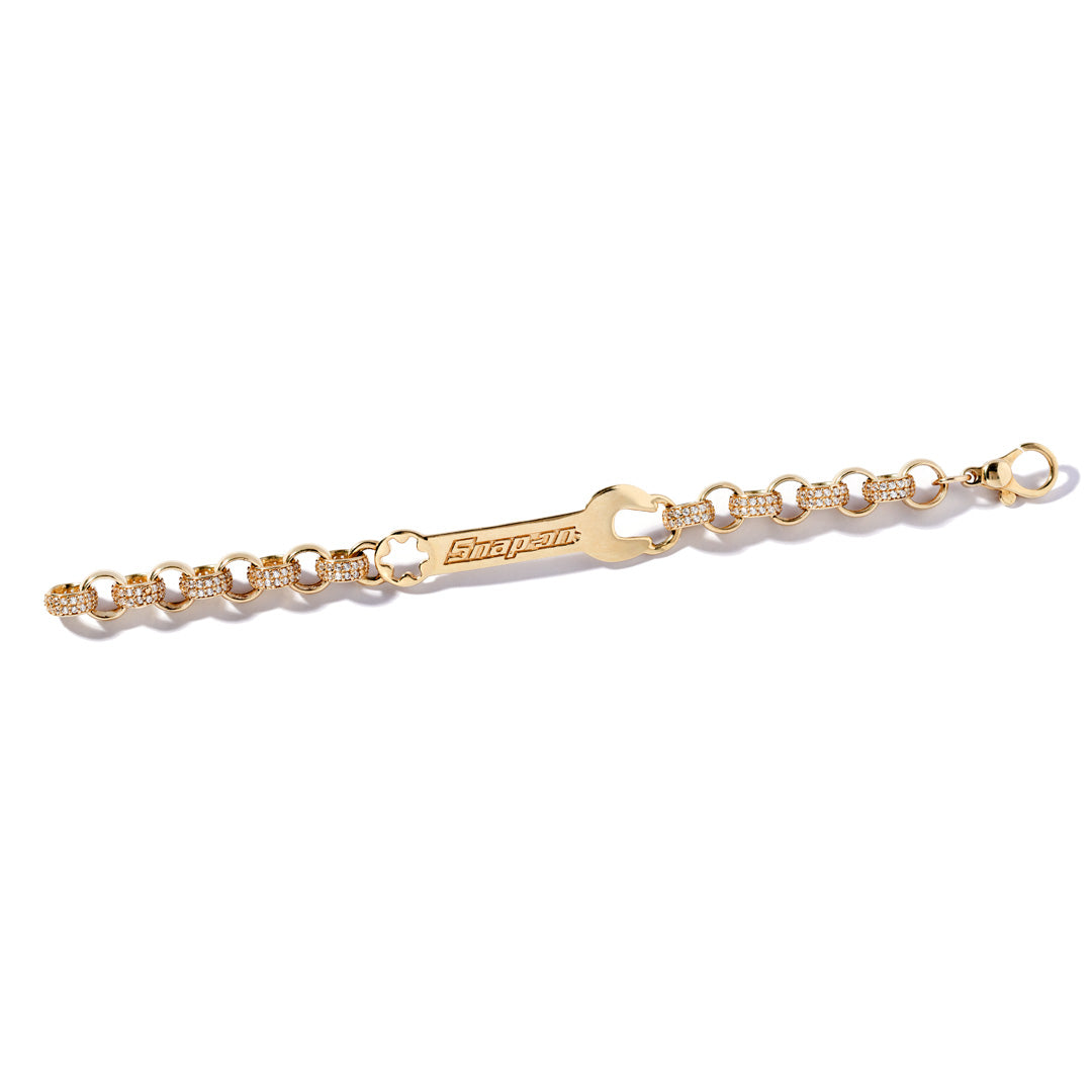 CZ Spanner Belcher Bracelet for Women - Elegant Cubic Zirconia Tennis Bracelet, Perfect for Parties, Weddings & Everyday Wear