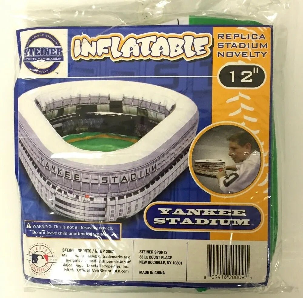 Official New York Yankees Inflatable Replica Yankee Stadium - 12 Inch Collectible Baseball Decor for Game Room, Sports Bar & Fan Cave