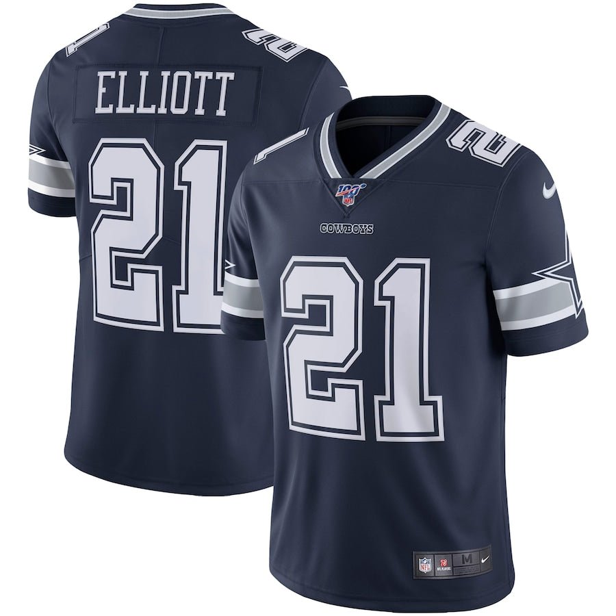 Ezekiel Elliott Dallas Cowboys Blue Nike Game Replica Football Jersey - Authentic NFL Player Jersey for Fans, Game Day & Sports Events