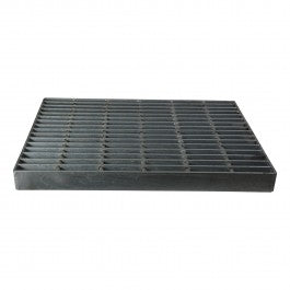 24x24 Galvanized Steel Grate - Heavy Duty NDS 2415 Drain Cover for Yard, Patio & Driveway - Corrosion-Resistant Outdoor Drainage Solution