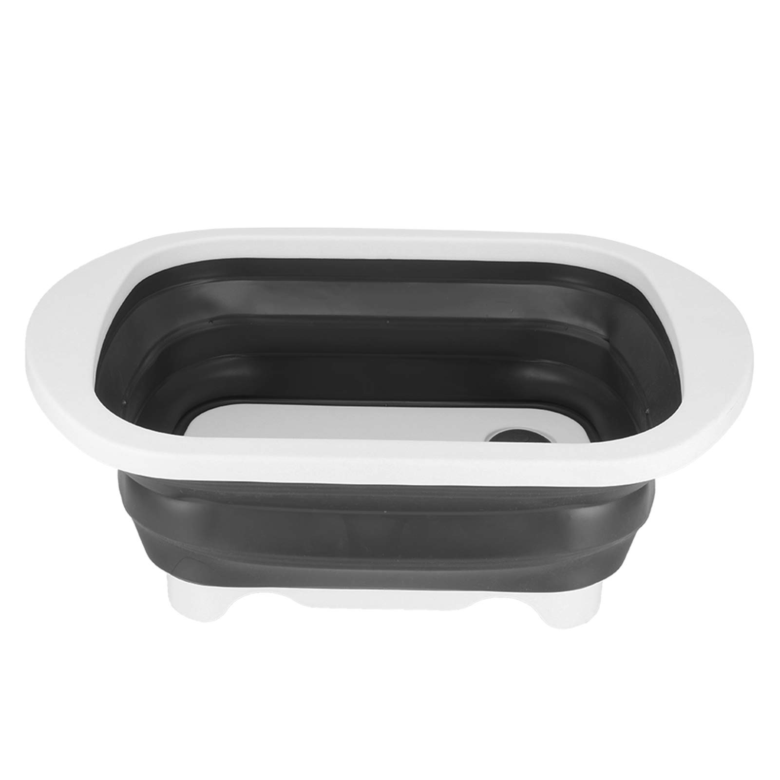 2-in-1 Collapsible Cutting Board & Drain Basket - Space Saving Kitchen Tool for Small Kitchens