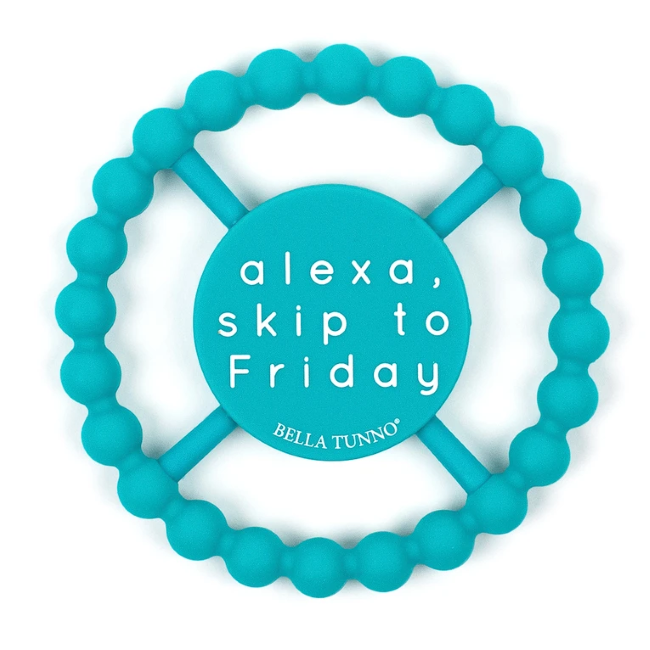 Bella Tunno Happy Teether - Soft & Safe Baby Teething Toy for Soothing Sore Gums - Perfect for Infants & Toddlers - Use at Home, On-the-Go & During Travel