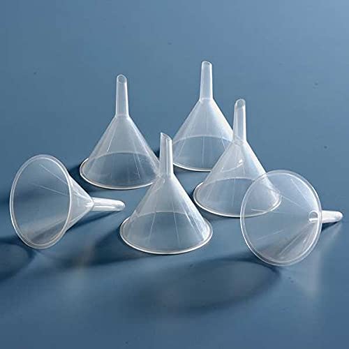 25mL Plastic Utility Funnel with 7mm OD & 32mm Stem - Perfect for Lab Experiments, DIY Projects, and Home Brewing