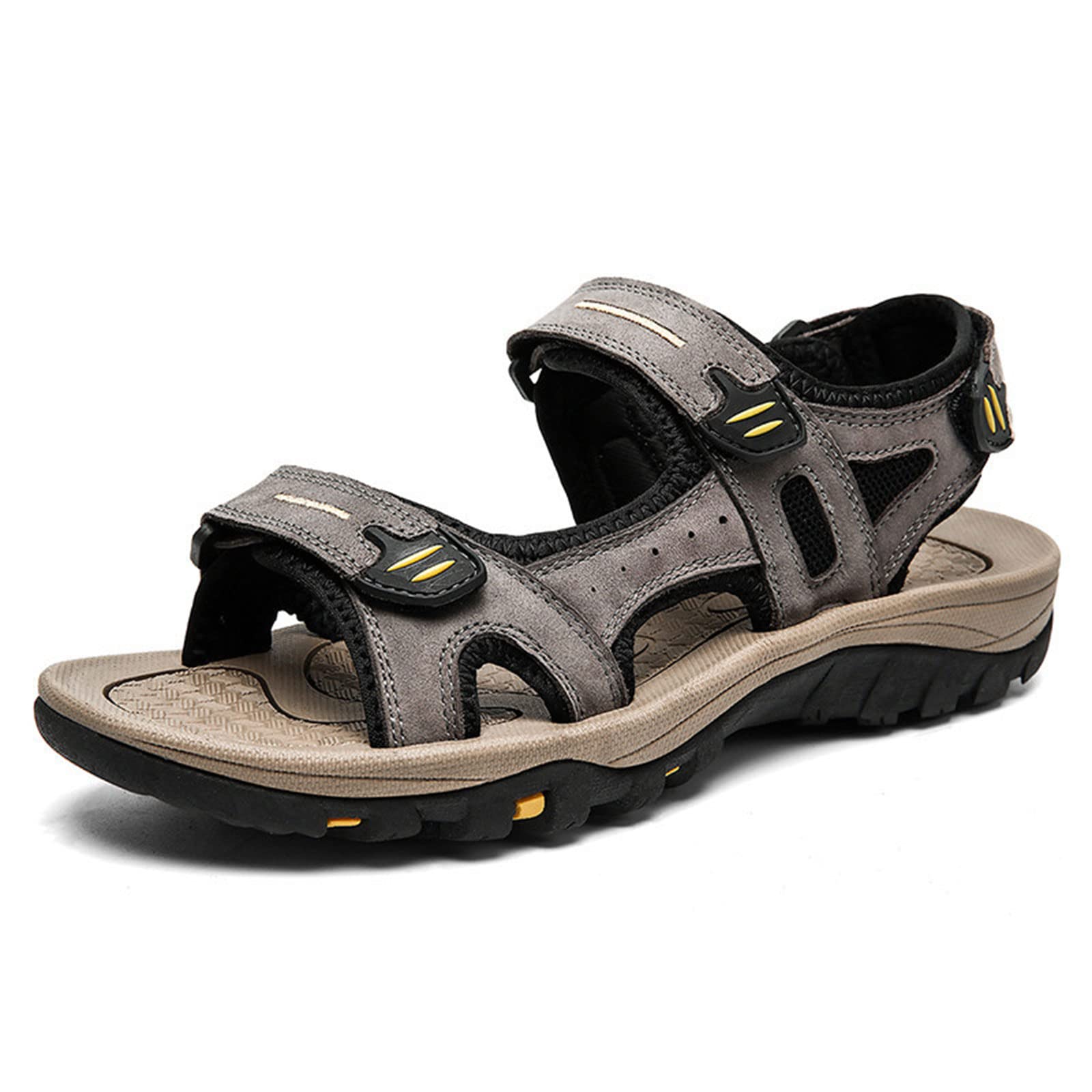 Men's Breathable Hiking Sandals - Comfortable Open-Toe Summer Sandals for Beach, Walking & Outdoor Adventures