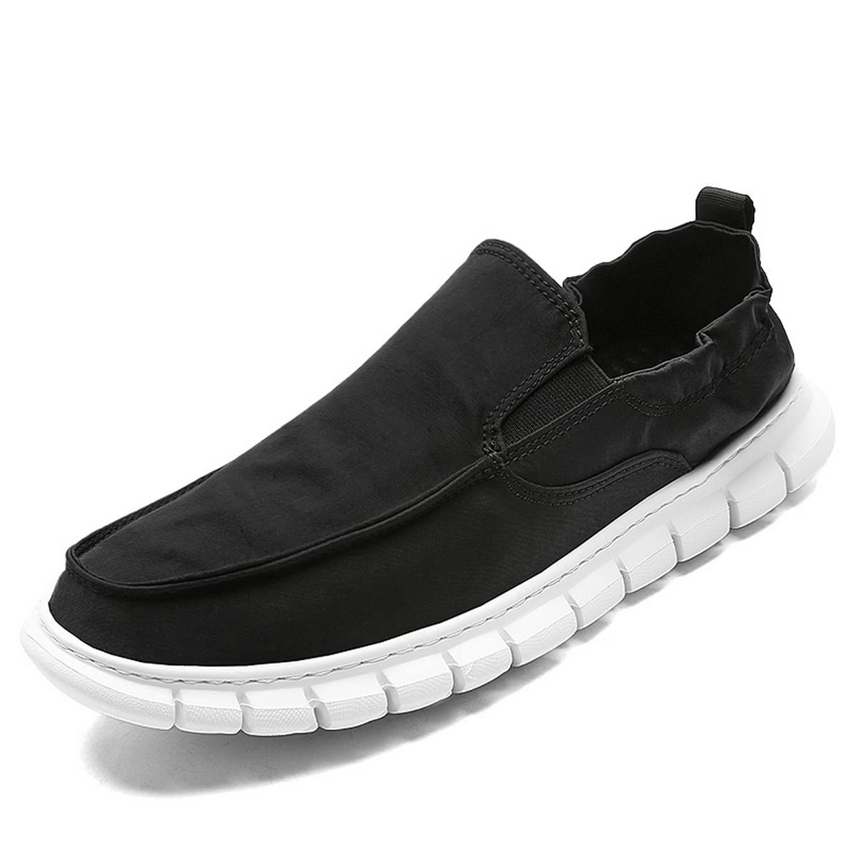 **Men's Slip-On Loafers - Lightweight Comfortable Non-Slip Boat Shoes for Walking & Outdoor Casual Wear - Perfect for Travel, Work & Everyday Use**
