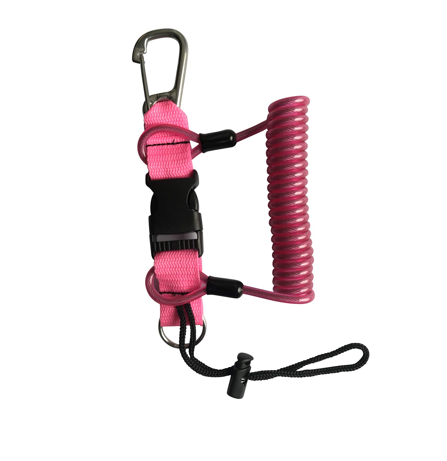 **Kinno Scuba Spring Rope - Anti-Lost Coiled Diving Lanyard with Buckle for Underwater Camera & Gear - Perfect for Scuba Diving, Snorkeling & Water Sports**