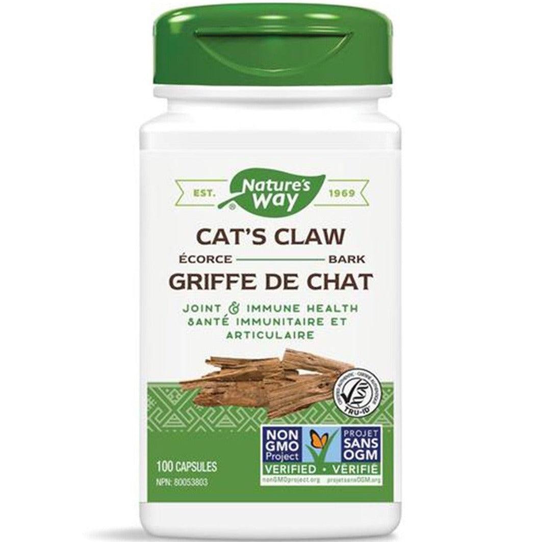 Nature's Way Cat's Claw 100 Capsules - Immune System Support & Antioxidant Supplement for Daily Wellness | Herbal Remedy for Joint Health & Inflammation Relief | Perfect for Travel, Work & Active Lifestyles