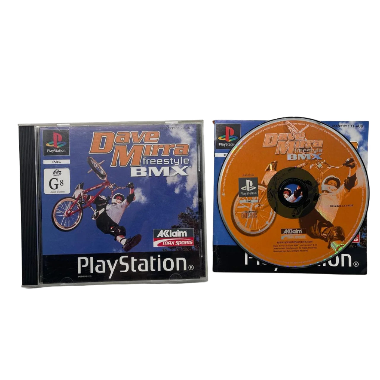 Dave Mirra Freestyle BMX - PlayStation 1 (PS1) Game with Manual - PAL Version - Classic BMX Racing Game for Retro Gaming Enthusiasts - Perfect for Nostalgic Playstation 1 Collectors and BMX Fans