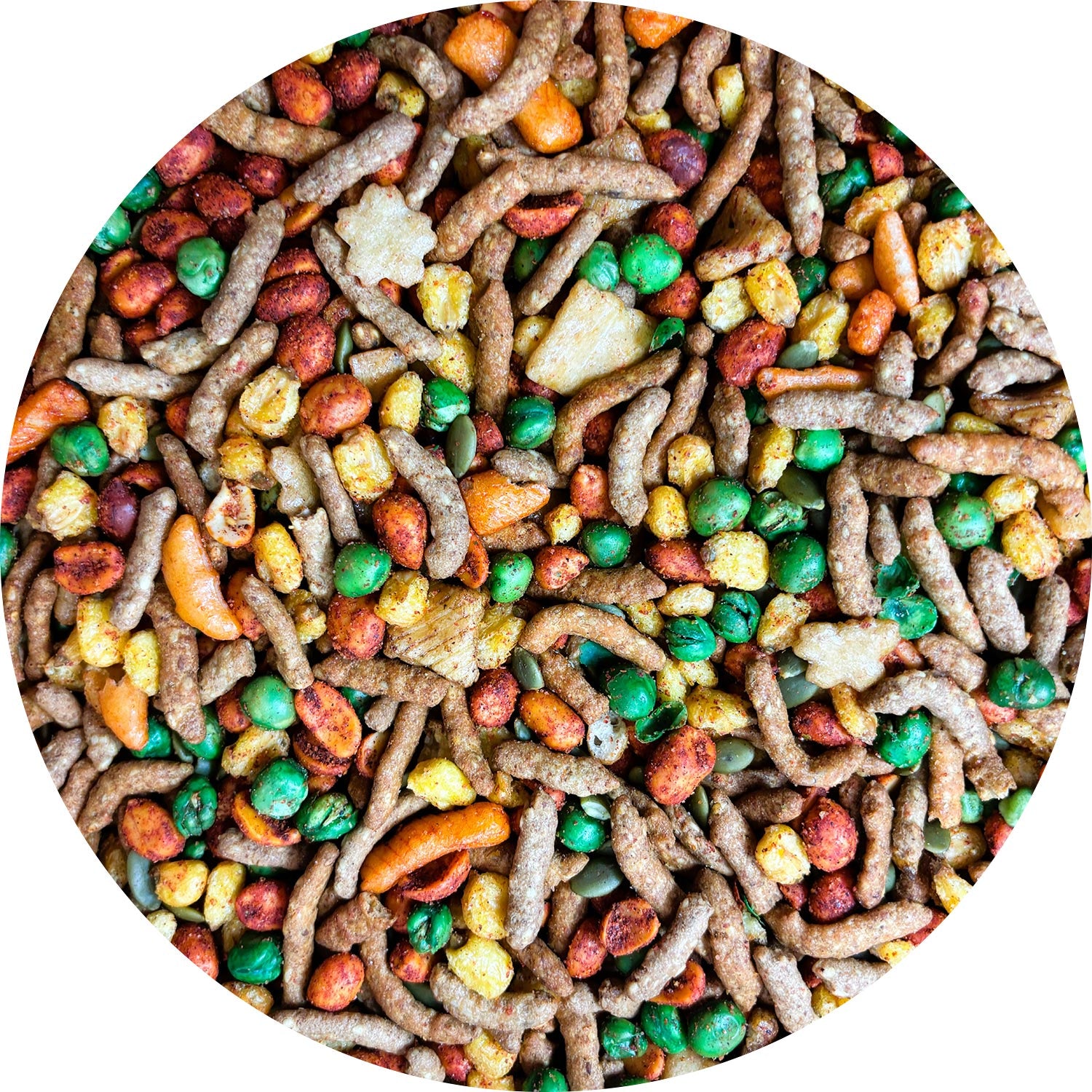 Jack's Hot & Spicy Snack Mix - 25lb Bulk Case | Crunchy Party Snacks for Game Day, Movie Nights & Office Break Rooms