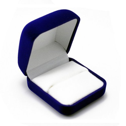 Elegant Velvet Jewelry Box for Engagement Rings, Earrings & Pendants - Perfect for Wedding Proposals, Gift Giving & Jewelry Storage