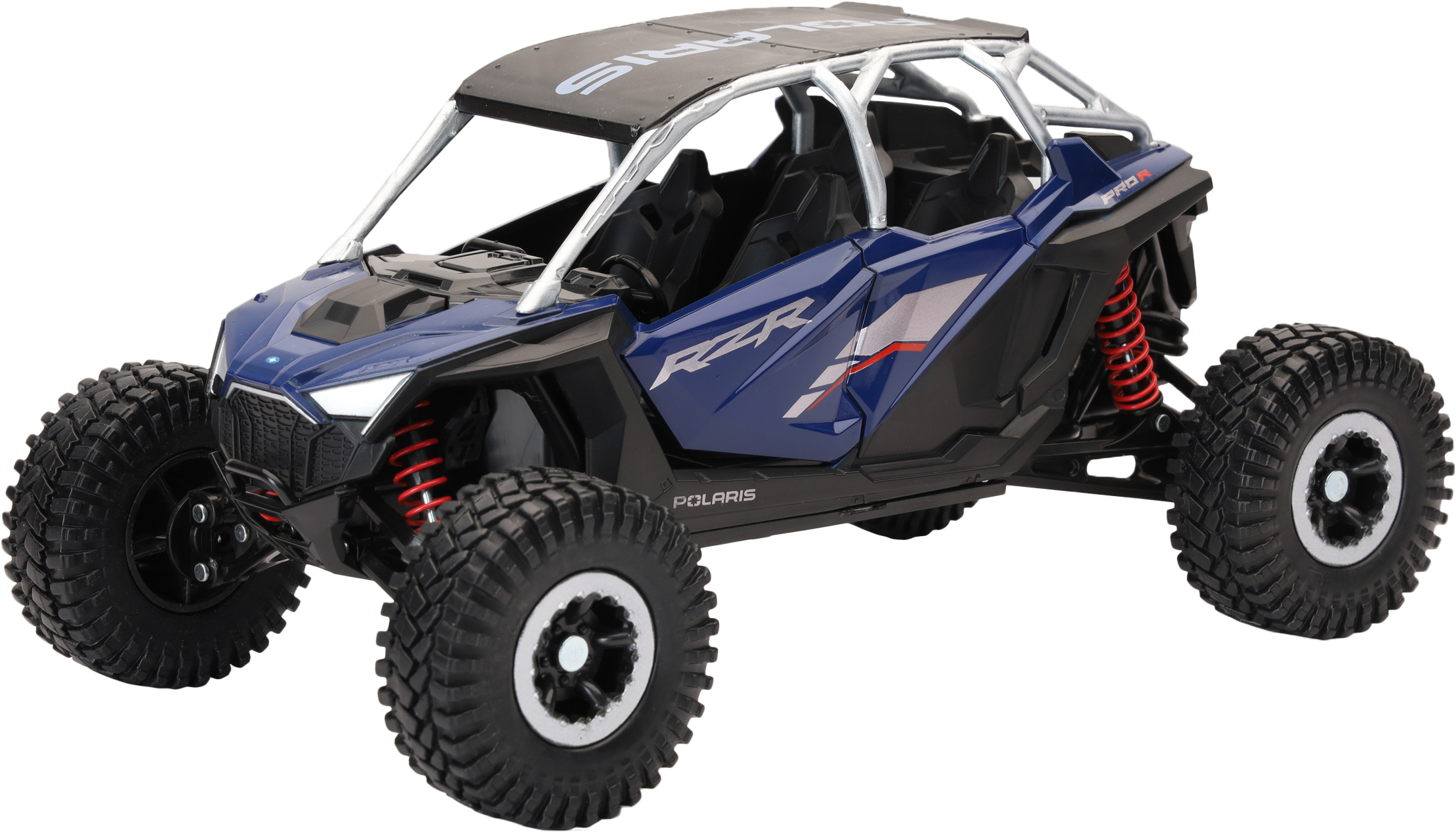 1:18 Scale Polaris RZR Pro R4 Rock Crawler RC Car - Azure Crystal Blue - Off-Road Adventure, Trail Racing & Backyard Fun