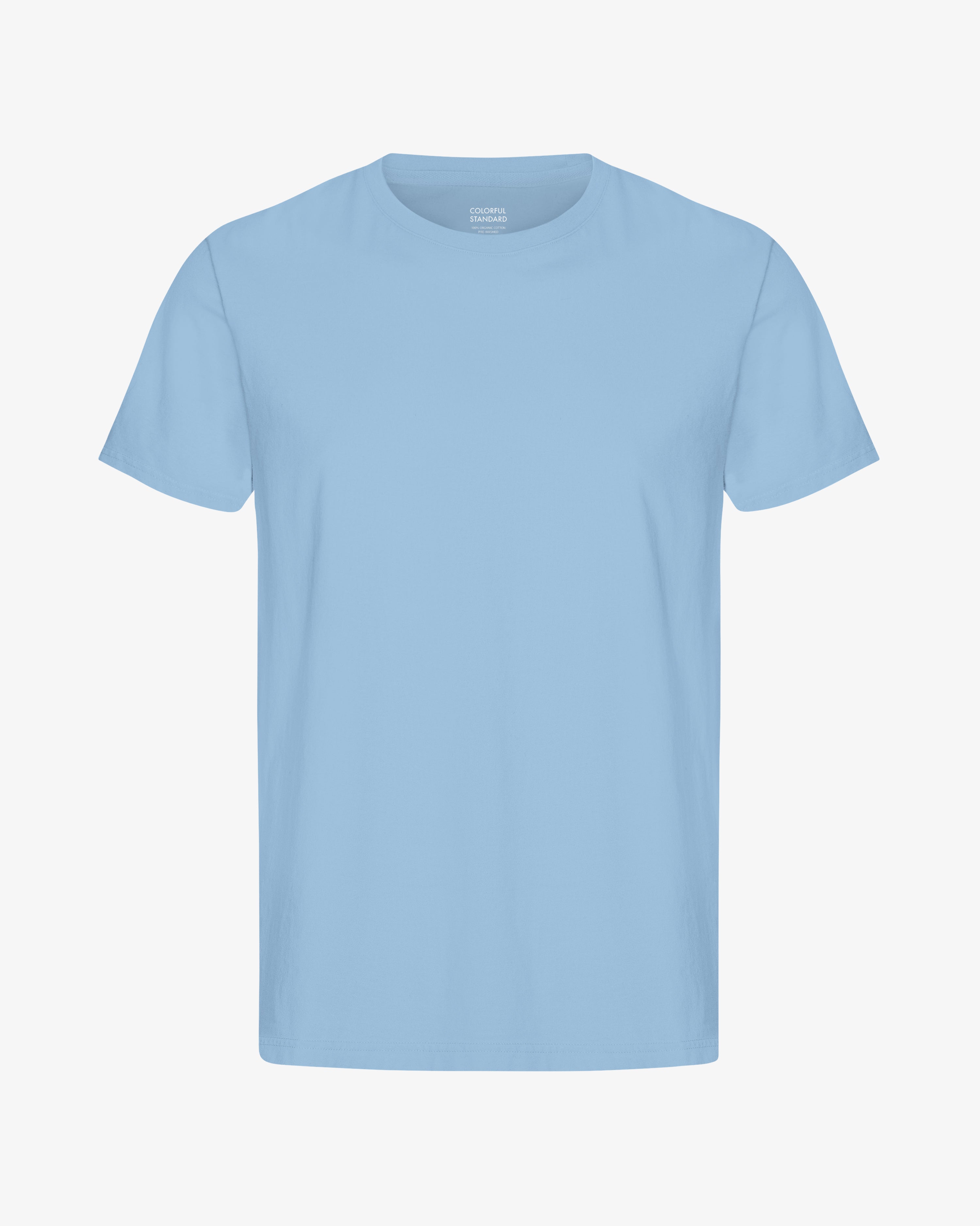 Classic Organic Cotton T-Shirt for Men & Women - Soft & Comfortable Seaside Blue Tee - Perfect for Casual Wear, Beach Outings & Everyday Comfort
