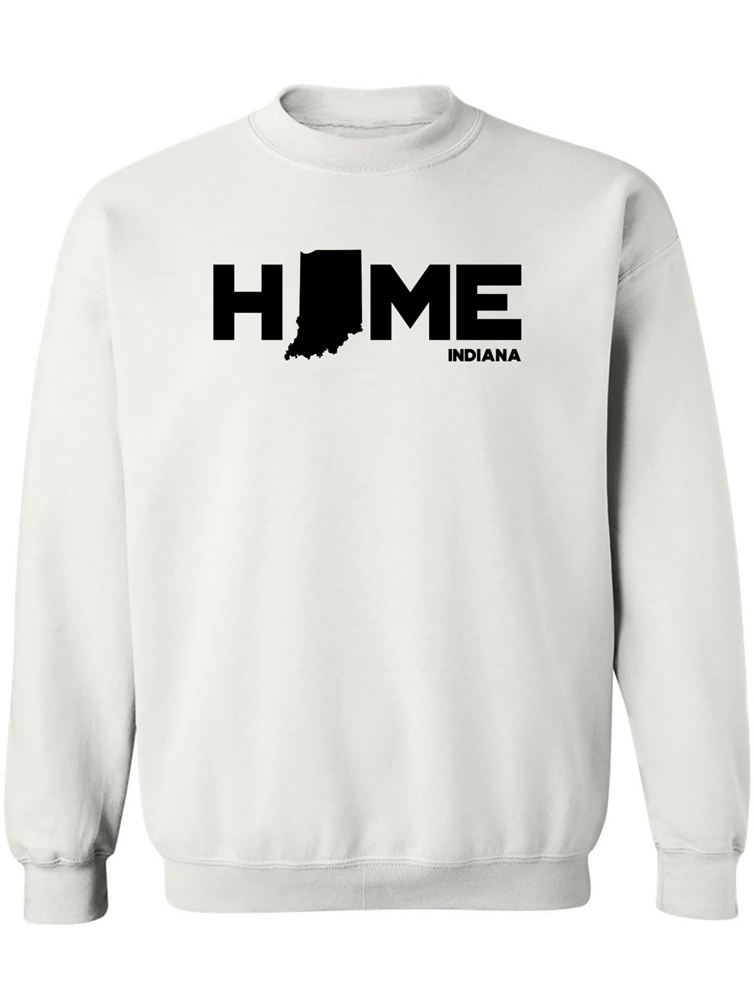 Zerogravitee Indiana HOME Crewneck Sweatshirt - Comfortable Unisex Pullover for Casual Wear, Lounging & College Style