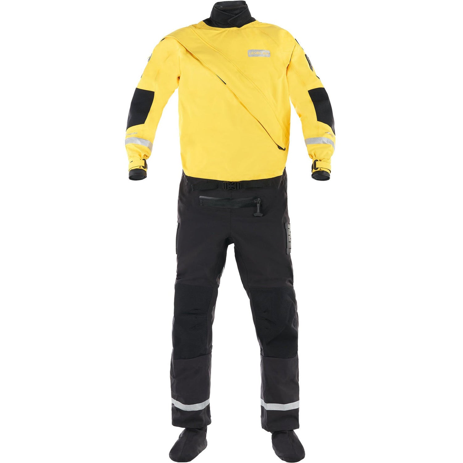 Level Six Rescue Pro Dry Suit - Waterproof & Durable for Kayaking, Fishing & Cold Water Adventures
