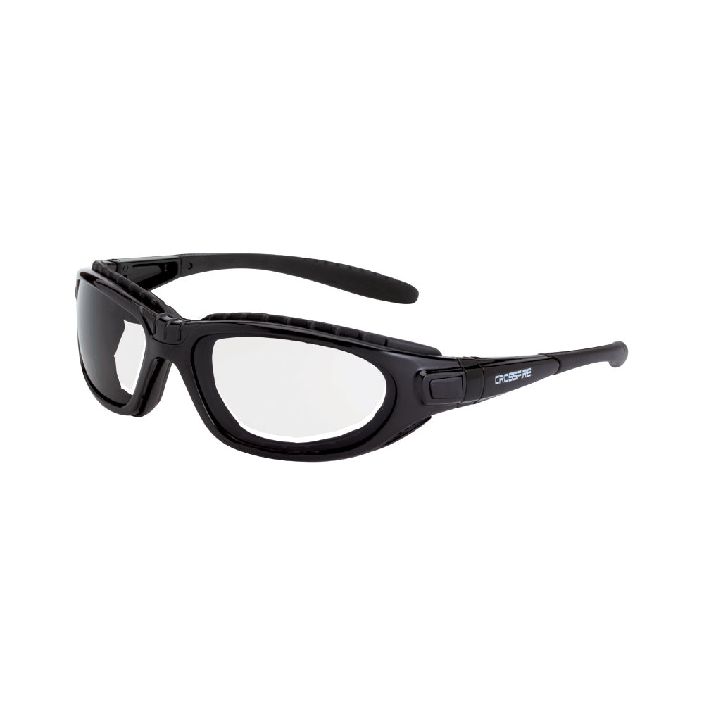 Crossfire Journey Man Foam Lined Safety Glasses - ANSI Z87.1 Certified Protective Eyewear for Construction, Woodworking & DIY Projects