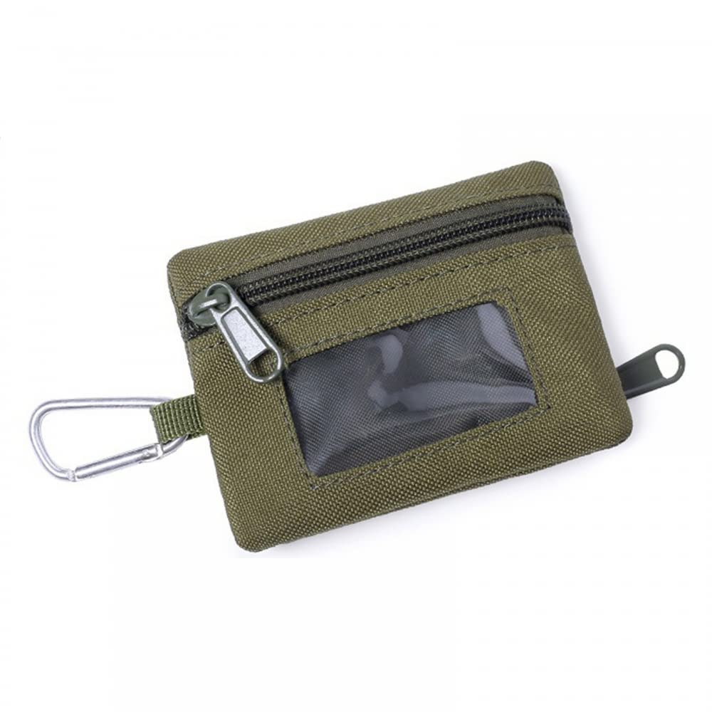 MiOYOOW Tactical Key Pouch - Durable Coin Purse Holder & Wallet Organizer with Keychain for Outdoor, Hiking, Camping, Travel and EDC Essentials