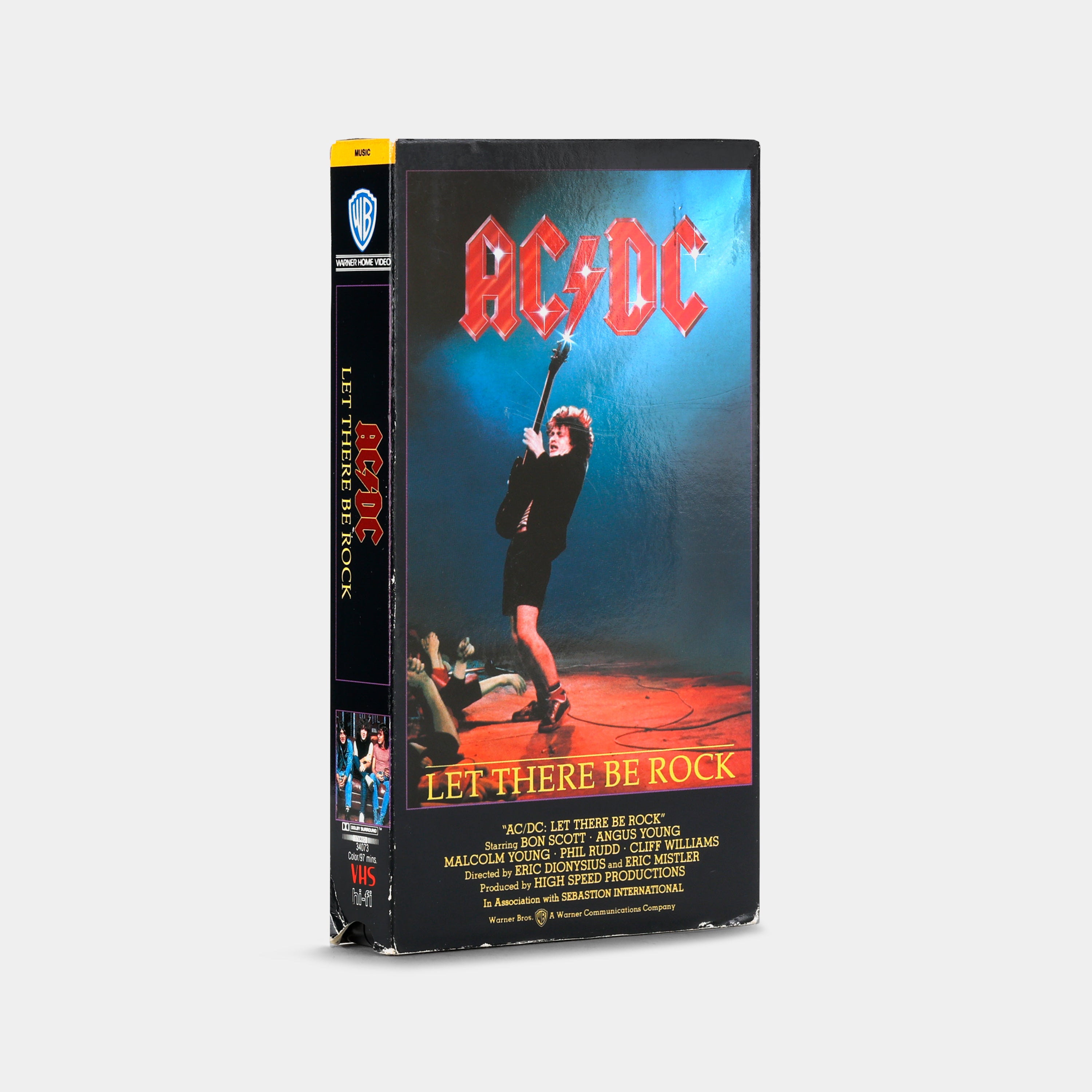 AC/DC: Let There Be Rock VHS Tape - Classic Rock Concert Film for Collectors & Music Fans - Perfect for Home Entertainment & 80s Music Nostalgia