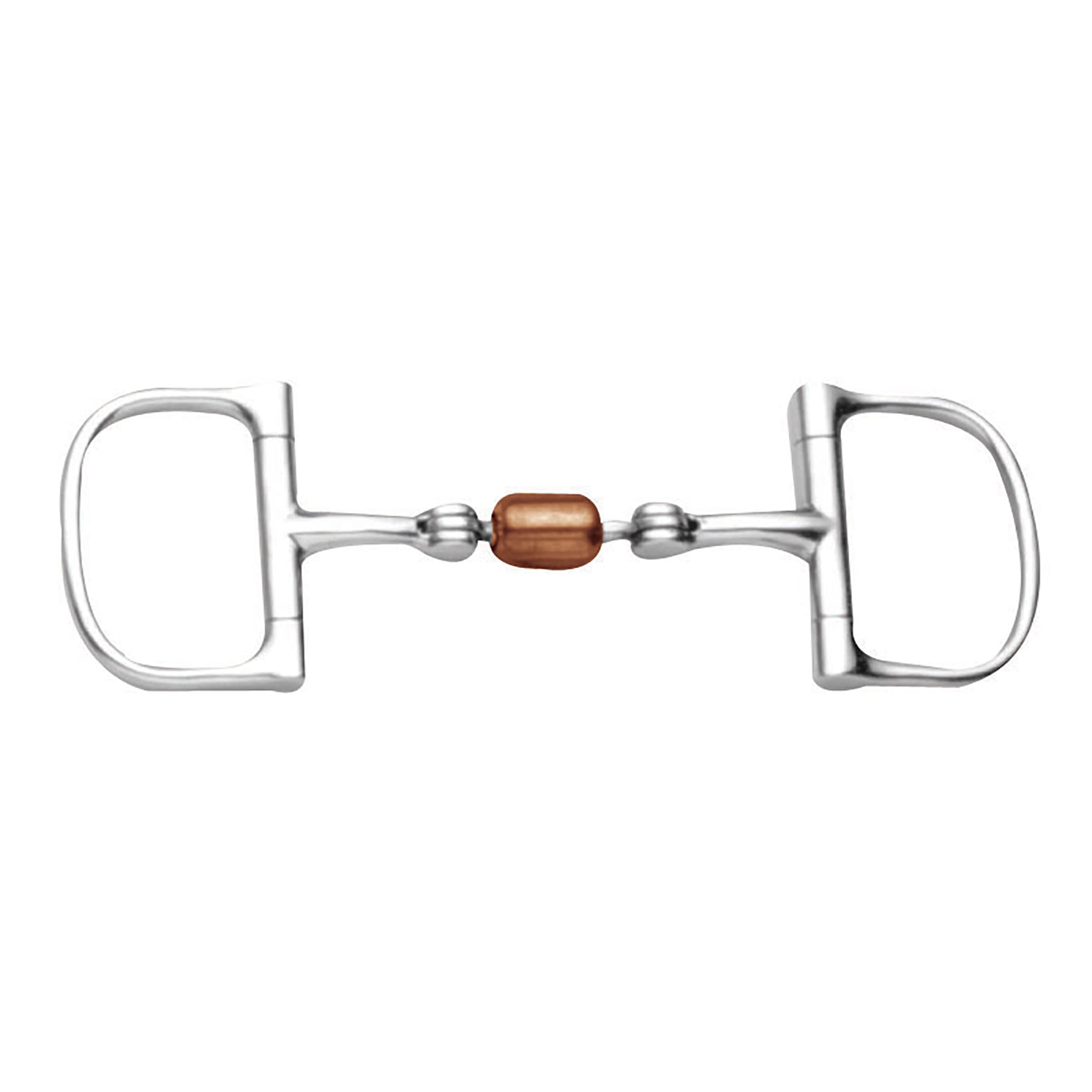 Korsteel Copper Eggbutt Snaffle Bit - Comfortable Horse Training Mouthpiece for Dressage & Jumping - Perfect for English Riding & Show Horses