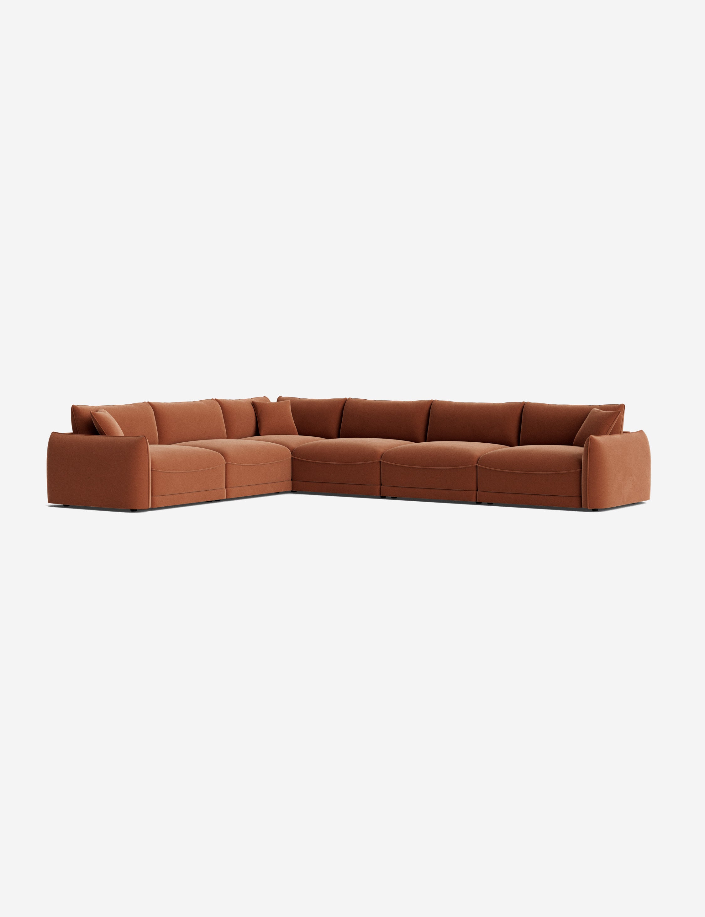 Balmer Modular Corner Sectional Sofa - Modern L-Shaped Couch with Reversible Chaise for Living Room, Home Theater & Lounge Spaces