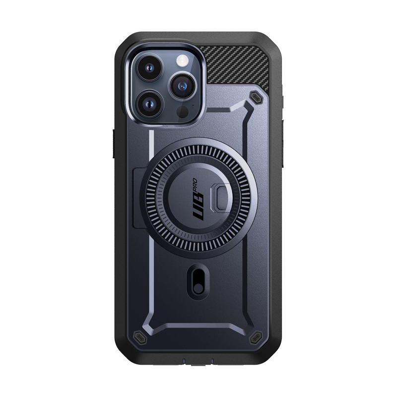 iPhone 15 Pro 6.1 Inch Unicorn Beetle PRO MAG Rugged MagSafe Case - Shockproof Protective Cover with Military-Grade Drop Protection - Perfect for Outdoor, Work & Daily Use (Dark Blue)