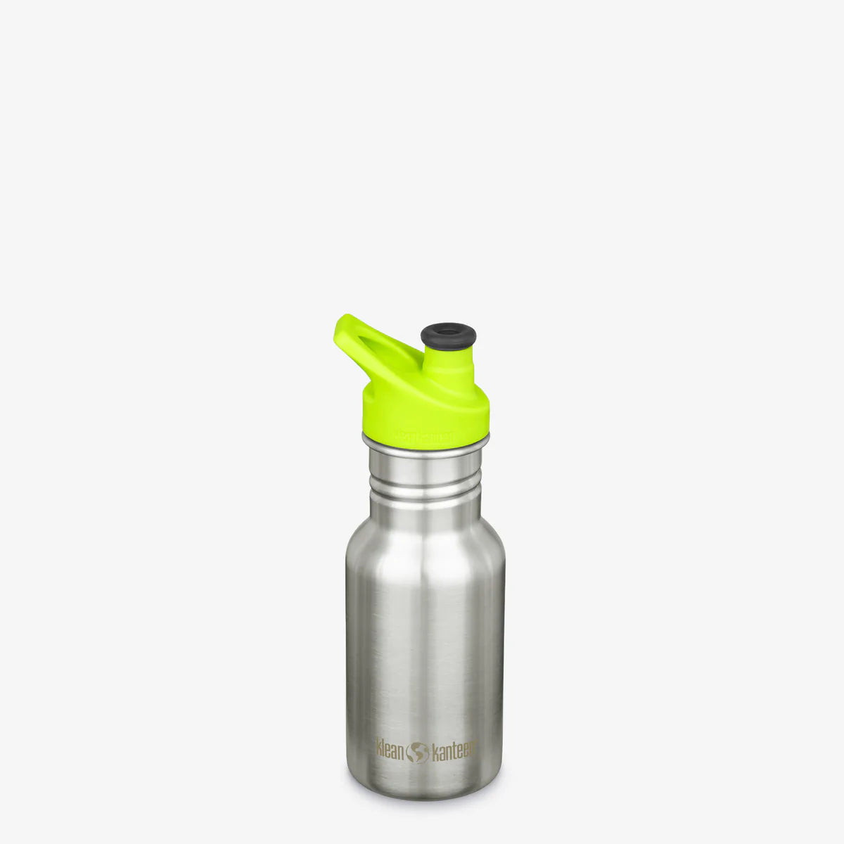 Klean Kanteen 12oz Stainless Steel Water Bottle - Brushed Finish, Leak-Proof Sport Cap | Perfect for Hiking, Gym & Outdoor Activities