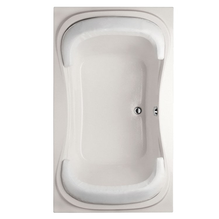 White Rectangle 8-Jet Acrylic Air Tub - 72 x 41.75 x 21 Inch Designer Drop-In Bathtub for Luxury Bathrooms | Perfect for Spa-Like Relaxation & Modern Home Decor