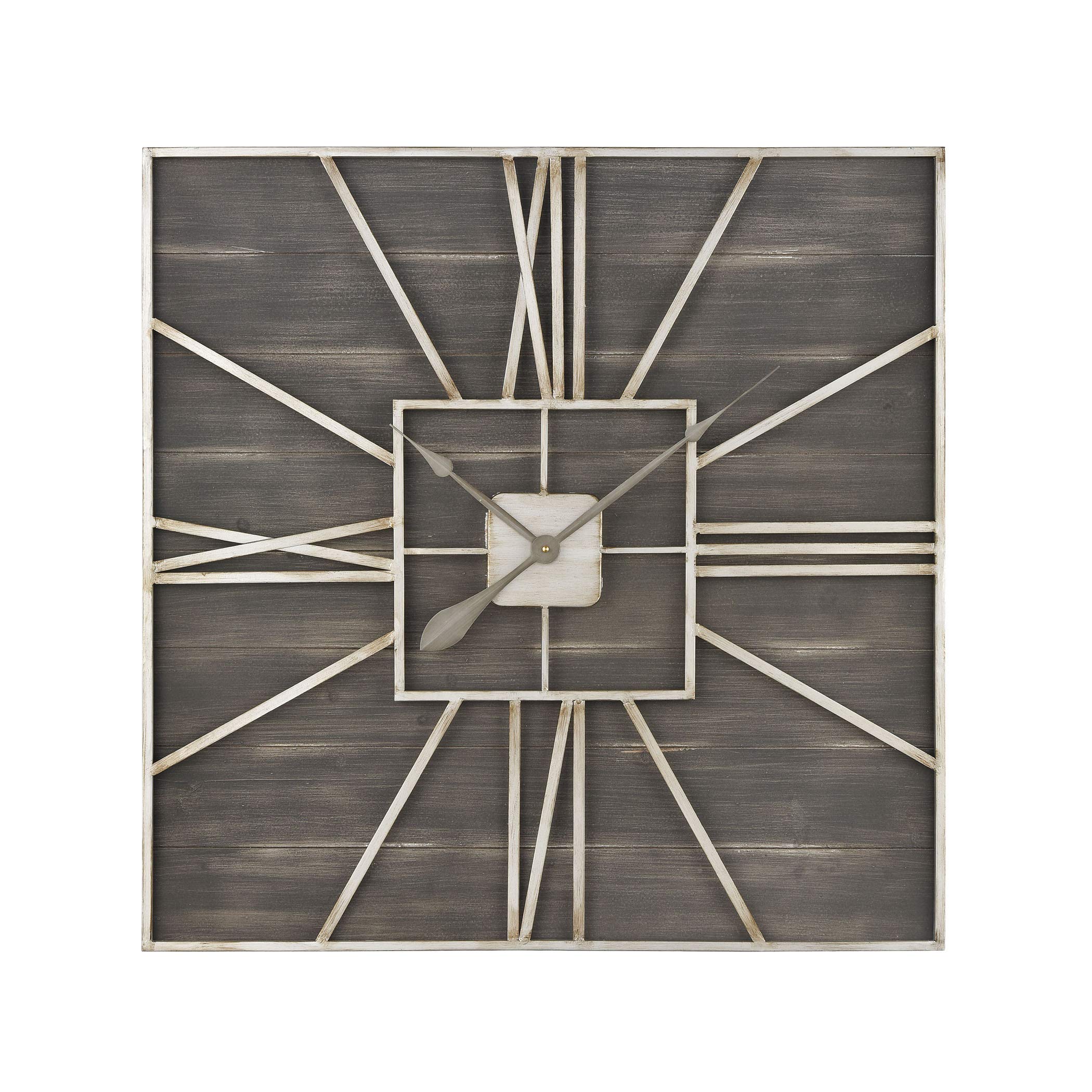 Elk Home Jay Park Grey and Silver Modern Wall Art Decor - Perfect for Living Room, Bedroom, and Office Decorations