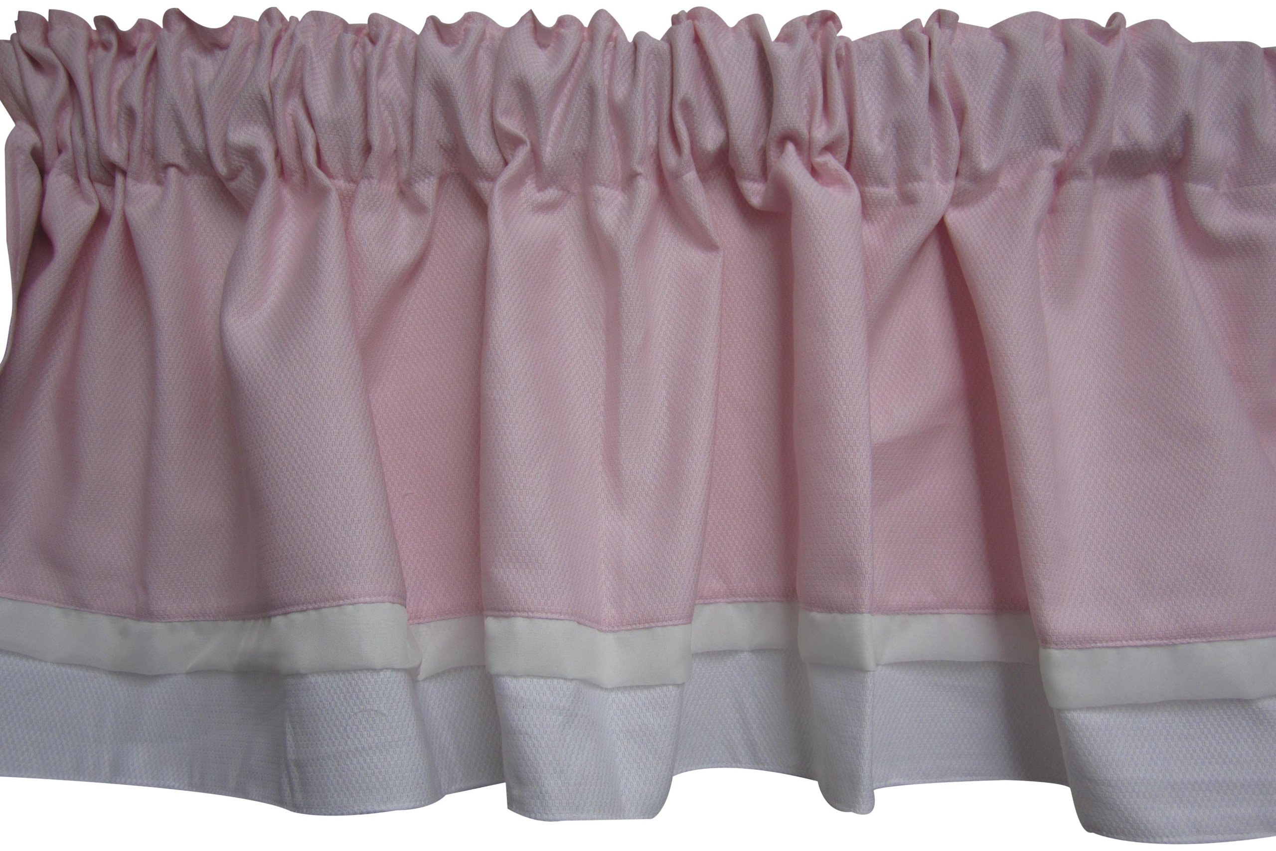 Pink Baby Doll Bedding Set with Classic Bows Valance - Soft & Adorable Nursery Decor for Cribs, Bassinets, and Doll Beds