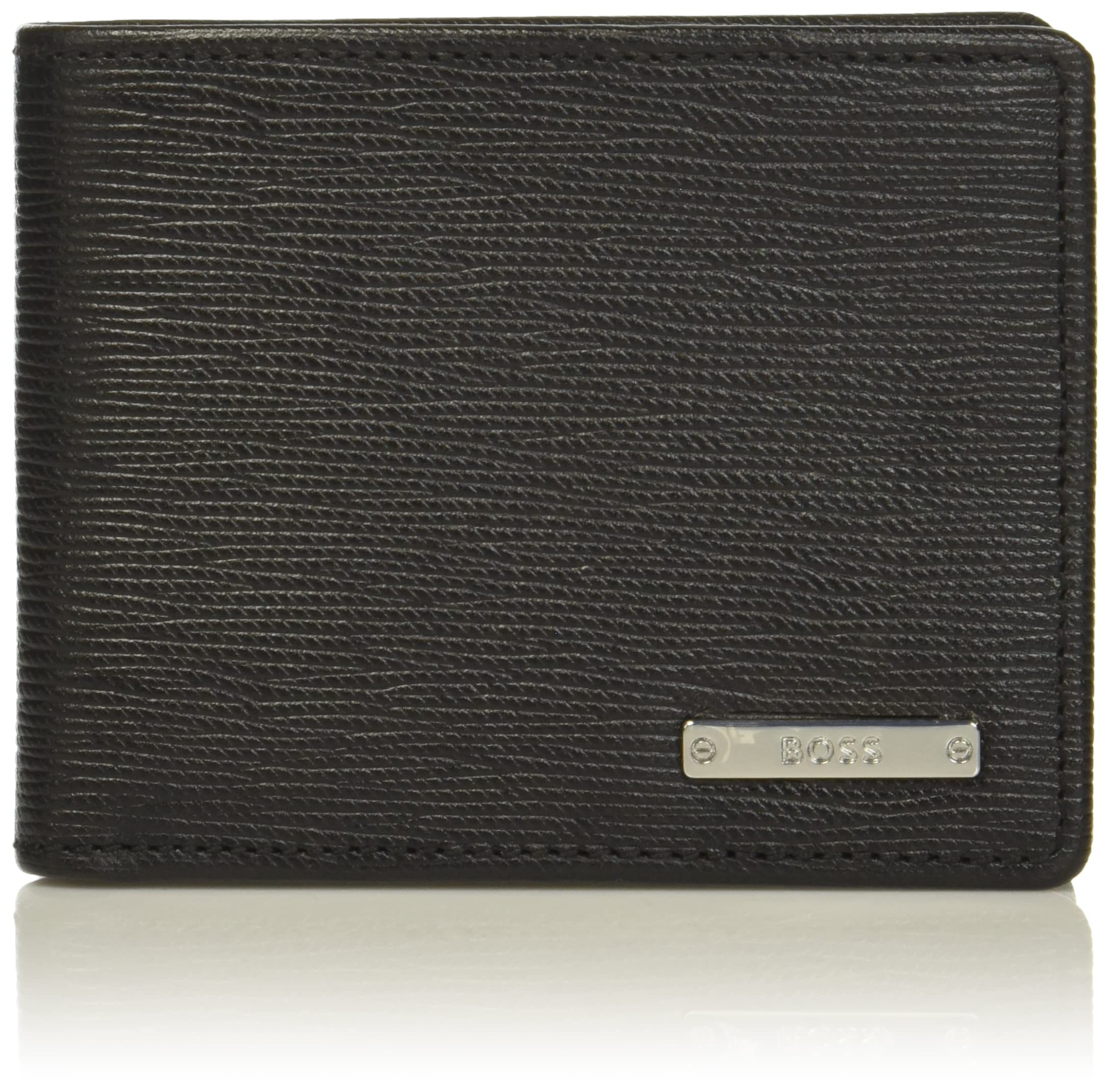 BOSS Gallerya Slim RFID Blocking Leather Wallet with 6 Credit Card Slots - Perfect for Travel, Business & Everyday Use