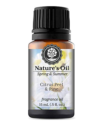 Citrus Peel & Pine Essential Oil (15ml) - Natural Fragrance Oil for Diffusers, Soap Making, Candles, Lotions | Home & Linen Spray, Bath Bombs, DIY Slime | Relaxing Aromatherapy for Spa, Yoga & Bedroom