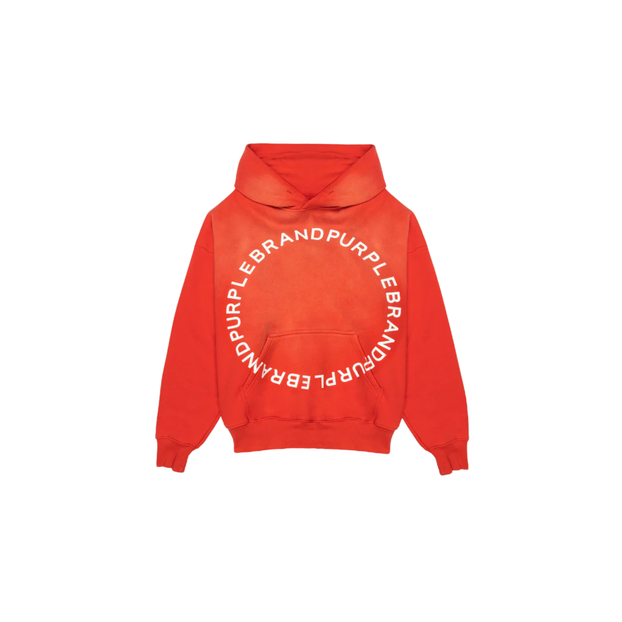 Circle Wordmark Hoodie - Red | Comfortable & Stylish Pullover for Men & Women | Perfect for Casual Wear, Gym, and Outdoor Activities