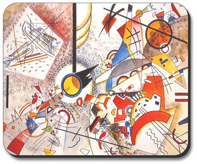 Kandinsky Watercolor Art Mouse Pad - Non-Slip Desk Mat for Computer & Office Use | Perfect Gift for Artists & Designers