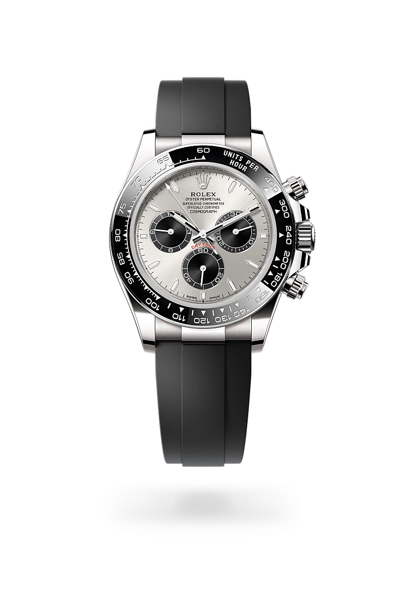 Rolex Cosmograph Daytona 18K White Gold Watch M126519LN-0006 | Luxury Men's Chronograph for Business & Formal Events | Richter & Phillips Jewelers