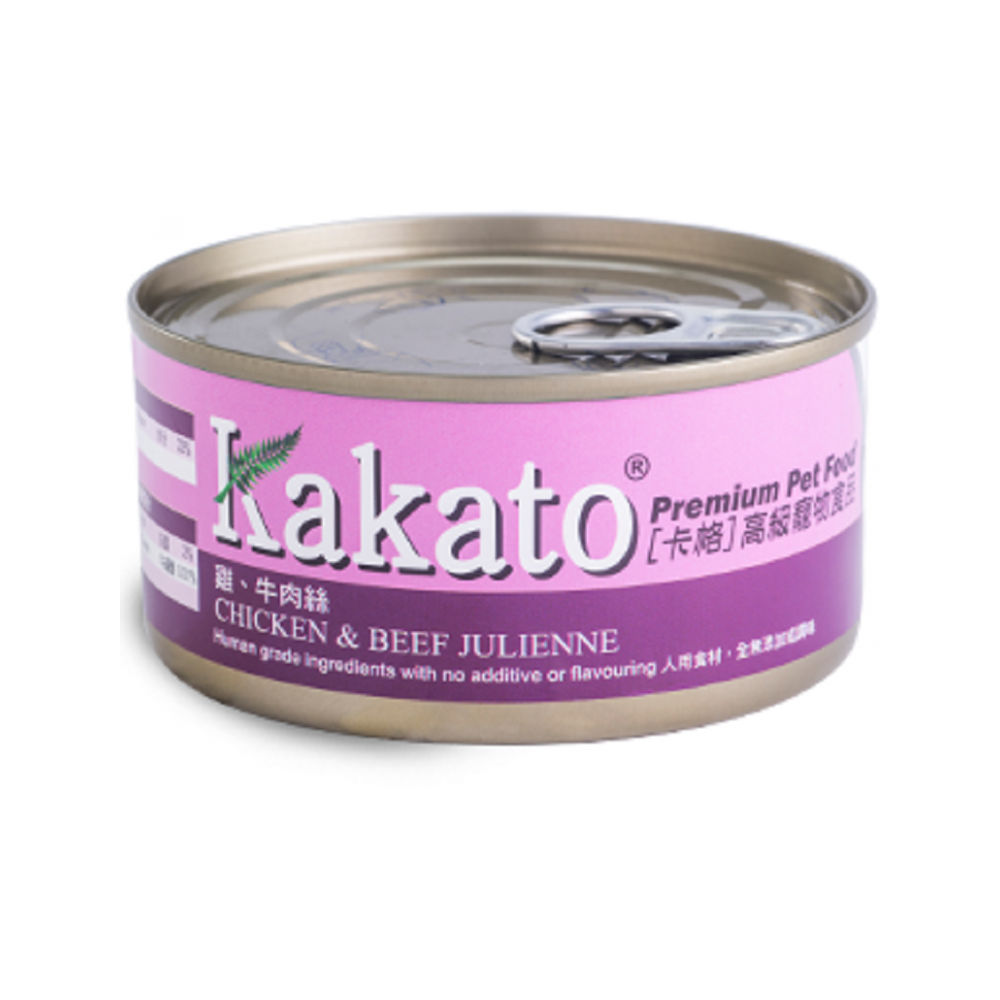 Premium Chicken & Beef Julienne Wet Food for Dogs & Cats - Grain-Free, High-Protein Pet Food for Healthy Meals - Perfect for Picky Eaters & Daily Feeding