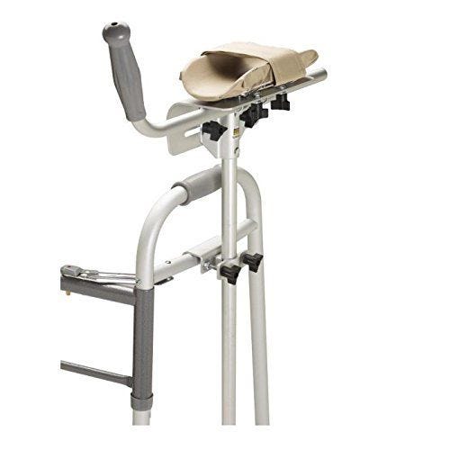 Guardian Platform Walker Attachment - Silver | Non-Slip Support for Seniors & Mobility Assistance | Ideal for Indoor & Outdoor Use