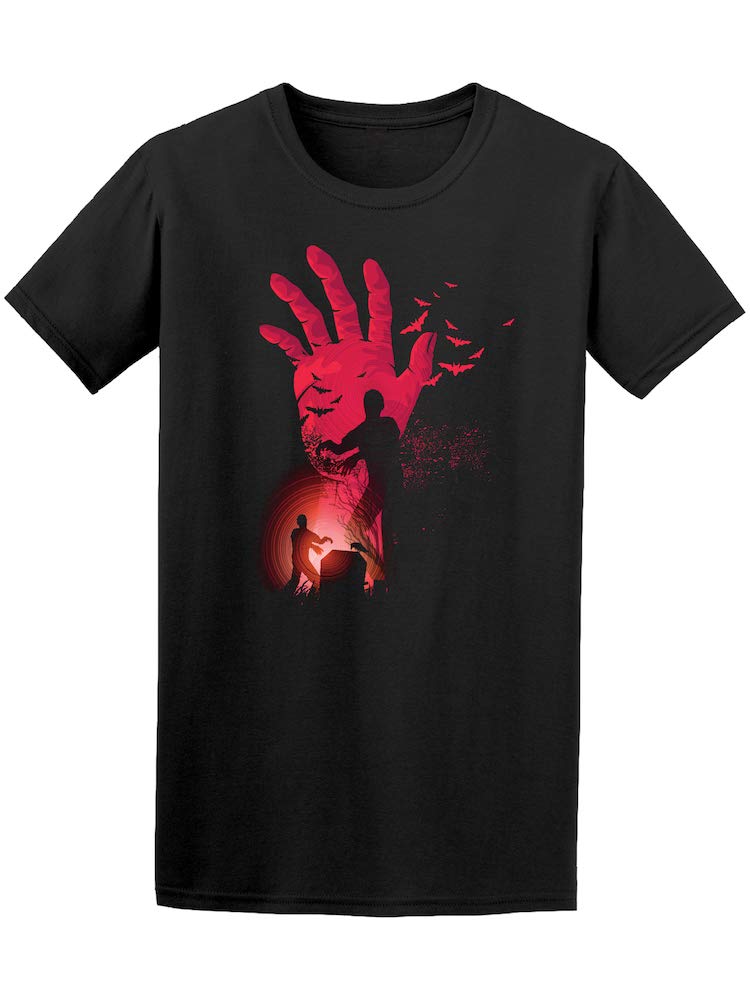 Rising Hand Zombies T-Shirt - Cool Horror Graphic Tee for Men & Women - Perfect for Halloween, Cosplay & Horror Fans