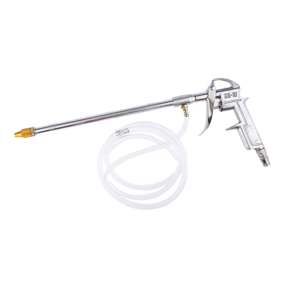 SunniMix Universal Air Nozzle Gun with 6 Siphon Tubes - Heavy Duty Compressor Sprayer for Degreasing, Cleaning & Lubrication - Ideal for Automotive, Industrial & Home Maintenance