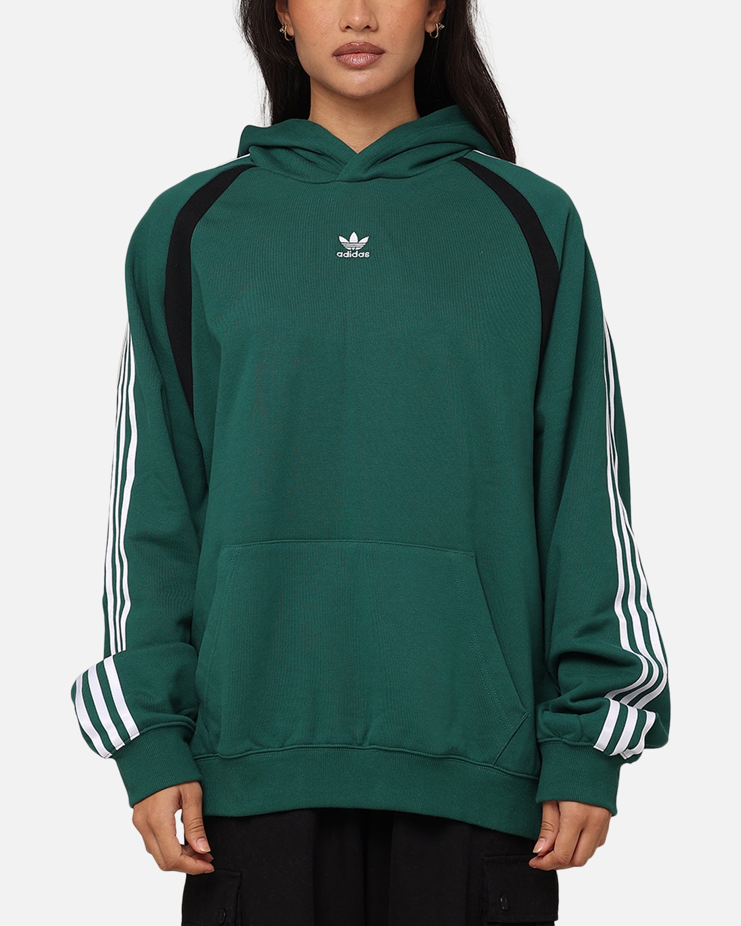 Adidas Oversized Hoodie for Men & Women - Collegiate Green | Comfortable & Stylish Streetwear for Casual Wear, Gym, and Outdoor Activities