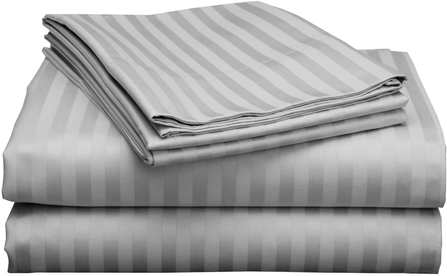 Premium 6-Piece Queen Size Bed Sheet Set - 100% Egyptian Cotton 600 Thread Count, Deep Pocket (15