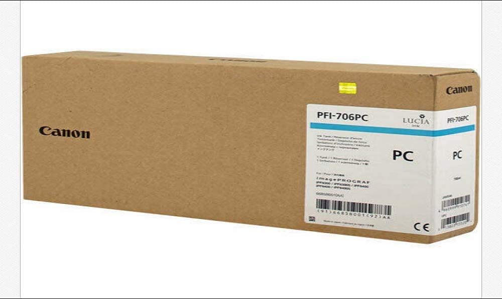 Canon 6685B001AA PFI Original Photo Cyan Ink Tank - High-Quality Printer Ink for Canon PIXMA Printers | Perfect for Photo Printing, Art Projects & Home Office Use
