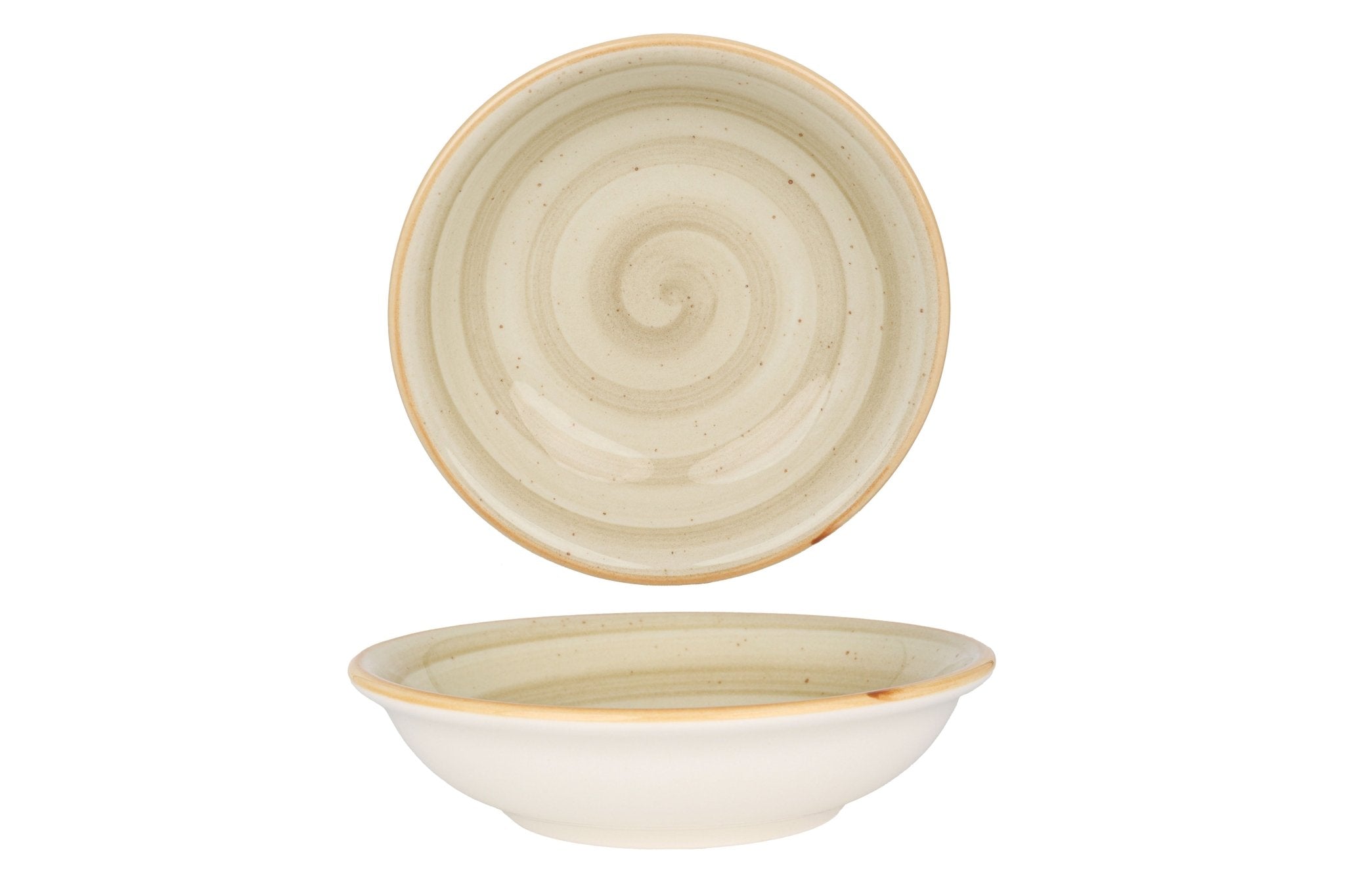 Aura Terrain Service Plate 15 cm (330cc) - Elegant Porcelain Appetizer Plate for Fine Dining, Restaurants & Home Entertaining