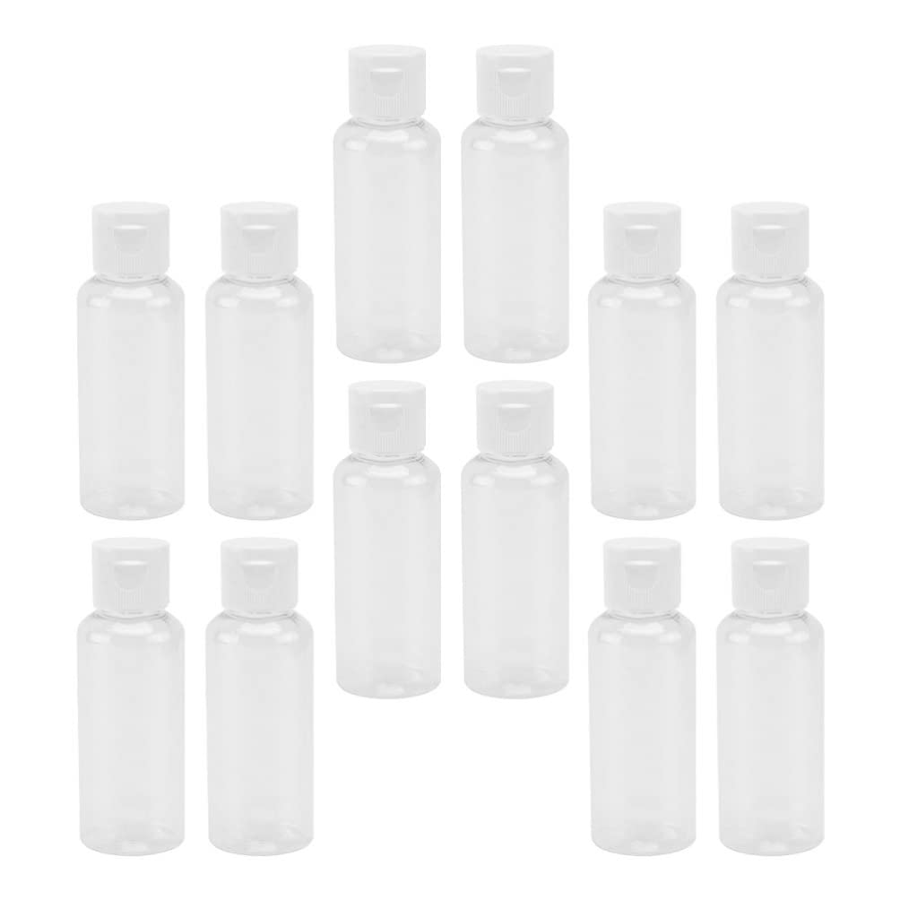 DOITOOL 25Pcs 50ML Travel Bottles for Shampoo, Lotion & Cosmetics - Leakproof Flip Cap