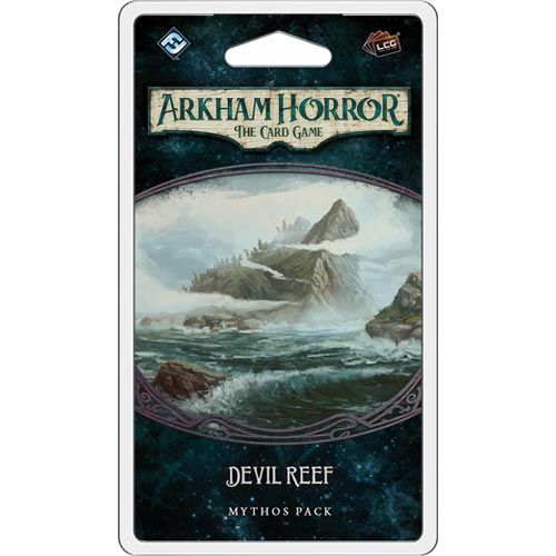Arkham Horror Card Game: Devil Reef Mythos Pack - Expansion for Cooperative Horror Adventure Game | Perfect for Game Nights & Lovecraftian Storytelling