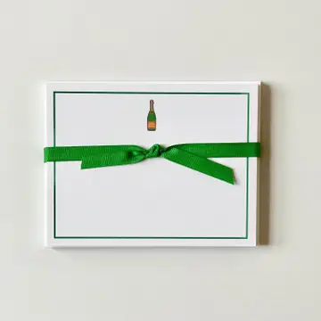 Georgetown Paperie | Veuve Flat Note Cards Set - Elegant Stationery for Thank You Notes, Greetings & Special Occasions